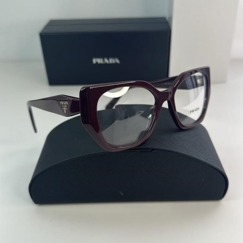 New Authentic Prada PR 18WV VIY1O1 52 - Garnet Eyeglasses - Picture 12 of 12